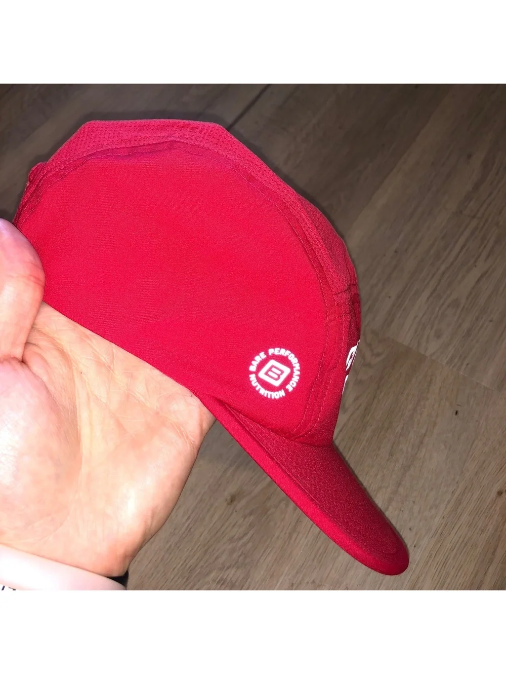 Ciele x BPN Go One More 5 Panel Hat Cap Red Bare Performance Nutrition Running